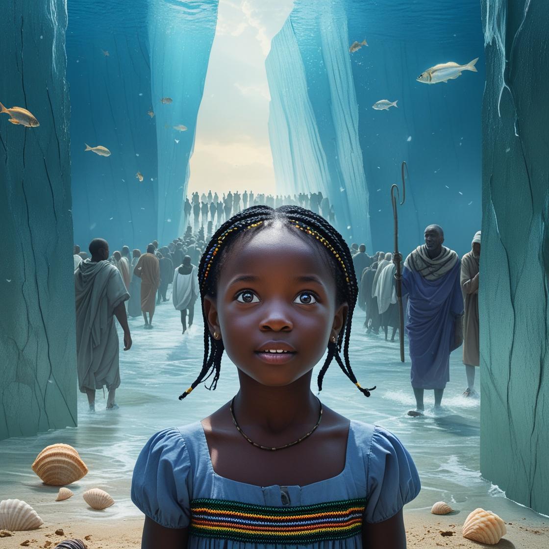 Moses crossing the sea